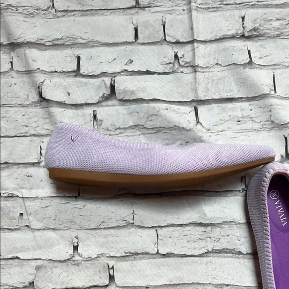 Purple Pointed Toe Flats in Suede - Picture 2 of 5